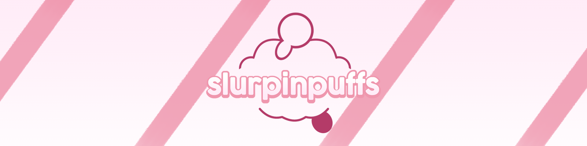 A banner image containing a simplified Slurpuff logo on a pink background.